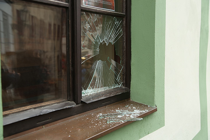 A2B Glass are able to board up broken windows while they are being repaired in Haverhill.